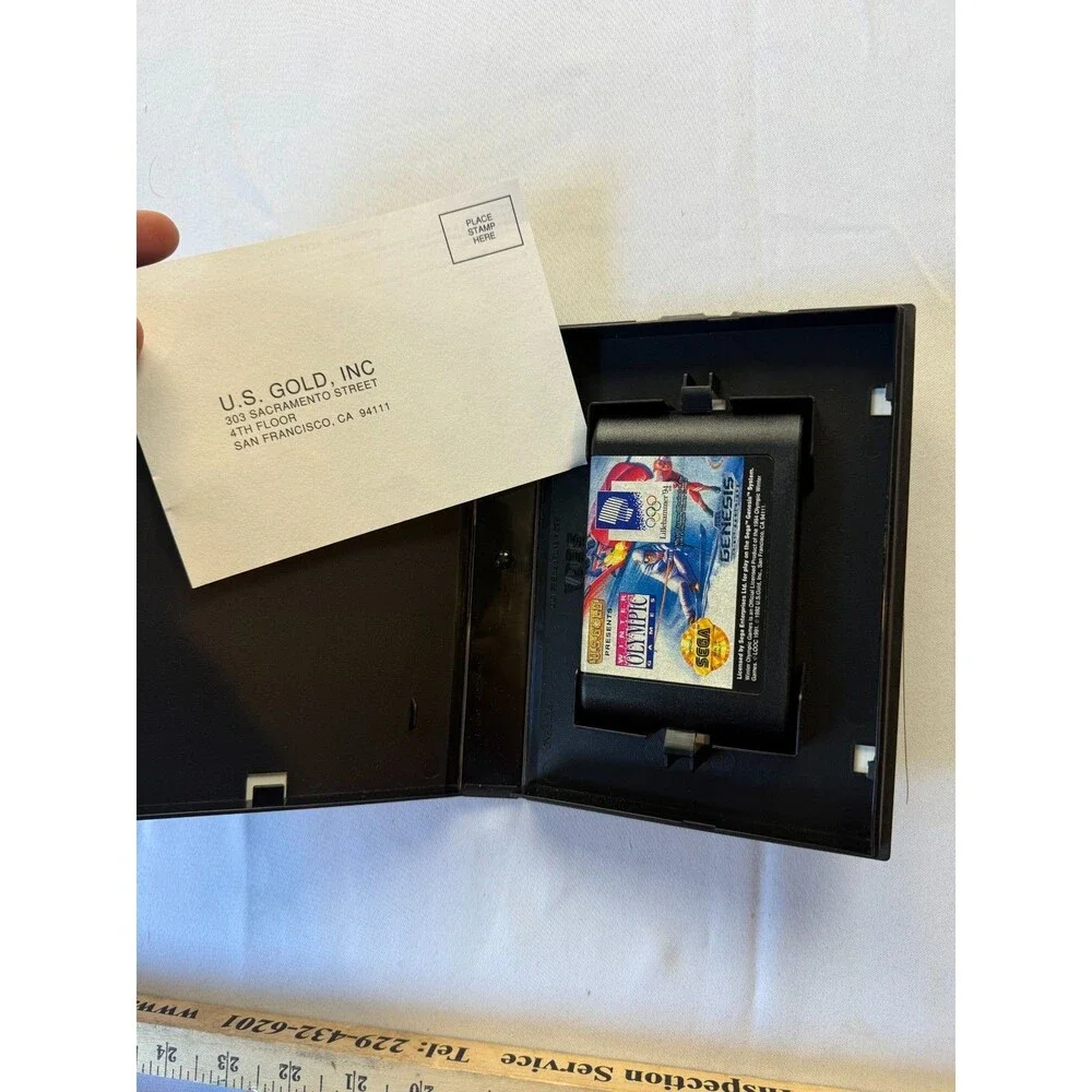 Sega Genesis Winter Olympic Games Lillehammer‎ 94 With Case